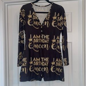 Birthday suit. Lol. Worn once.